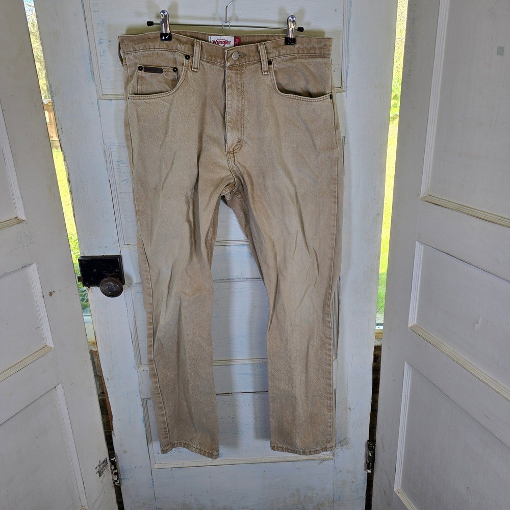 Wrangler‎ 5 pocket tan mena jeans 36
